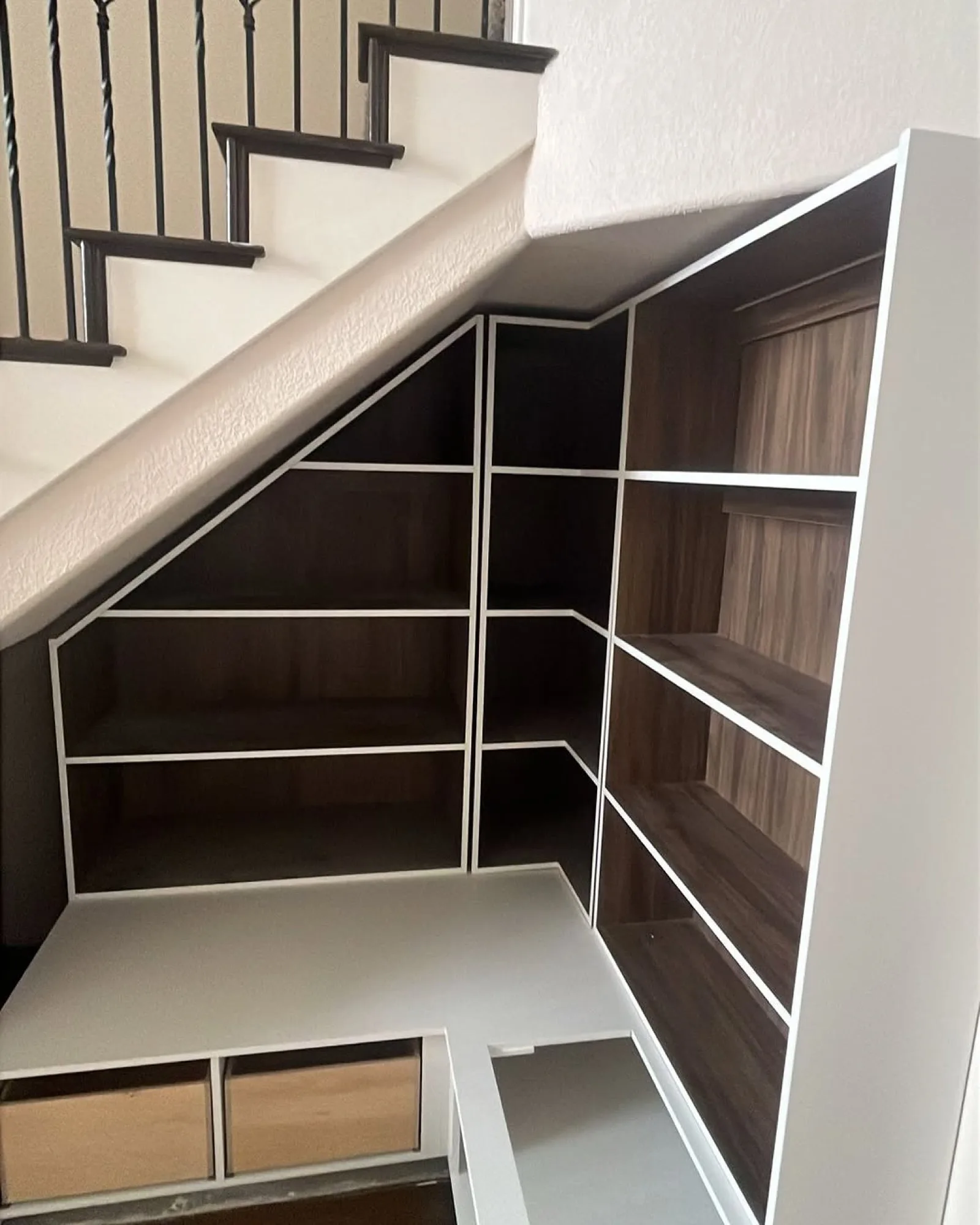 Under-stair millwork (2)